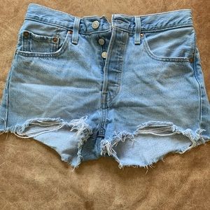 Levi’s 501 High Waisted Denim Short